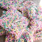 Plush Cat Puff Ball Toys — Soft Stretch Chew & Play Balls, Bulk Packs