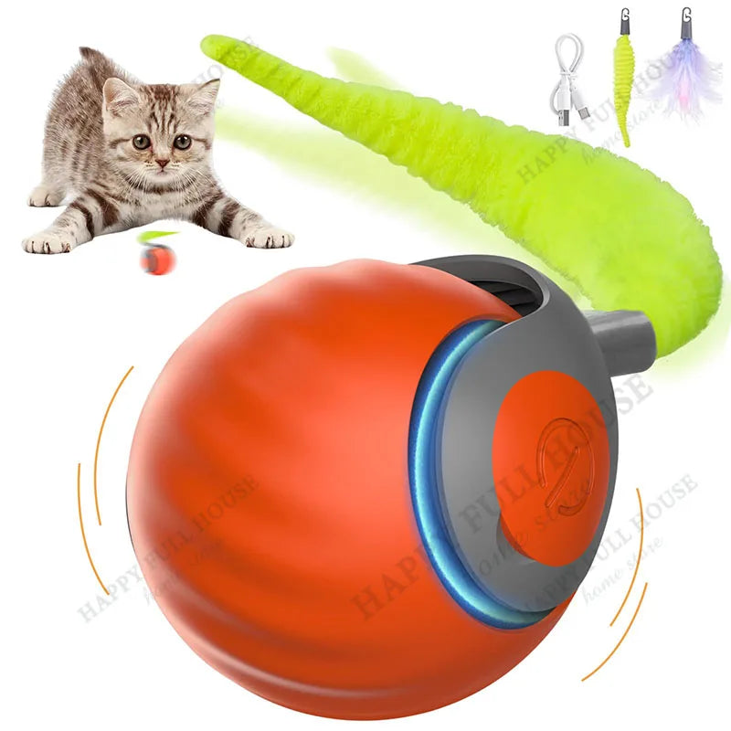 Automatic Interactive Cat Ball Toy (2 Play Modes)