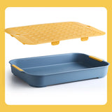 Rabbit Litter Tray with Removable Grate — Corner Toilet Box