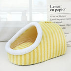 Portable Cartoon Striped Pet Bed, All-Season
