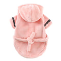 Quick-Dry Dog Bathrobe — Soft Absorbent Puppy Robe for Small to Large Dogs