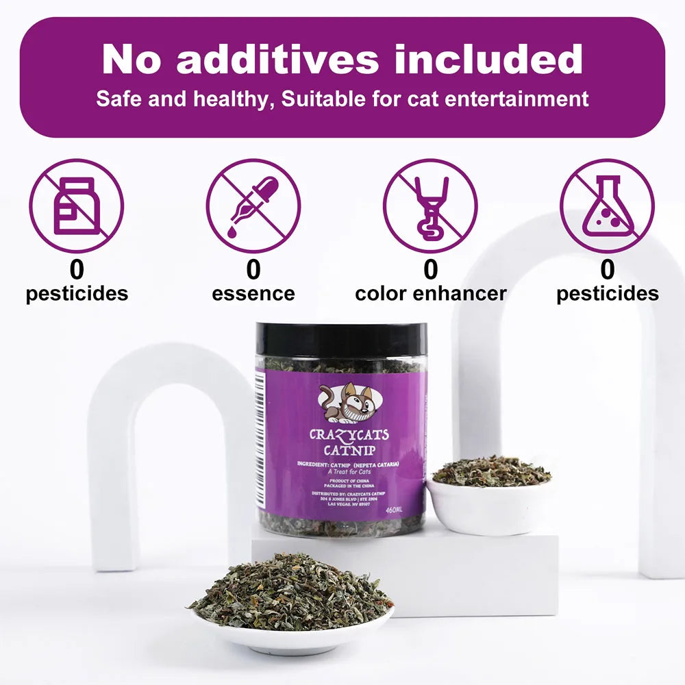 100% Natural Dried Catnip for Cats