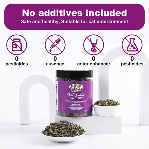 100% Natural Dried Catnip for Cats