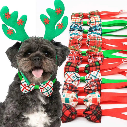 Plaid Christmas Bowtie Pack (10 or 30 Pieces)