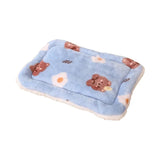 Soft Fleece Pet Bed Mat — Machine-Washable Crate Liner for Small Pets
