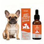 Gentle Ear Care Drops for Dogs & Cats — Earwax Remover & Anti-Fungal Cleanser