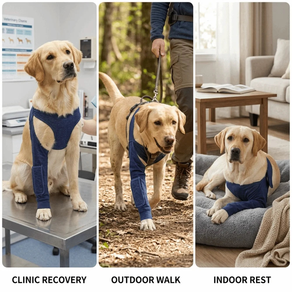 Dog Leg Protector Sleeve (Soft Fabric, Breathable, Washable, S to XXL)