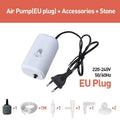 Ultra-Silent Aquarium Air Pump 3W Multi-Outlet Full Kit
