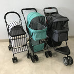 Fashion Universal-Wheel Pet Stroller — Lightweight Foldable Dog & Cat Cart with Modern Design