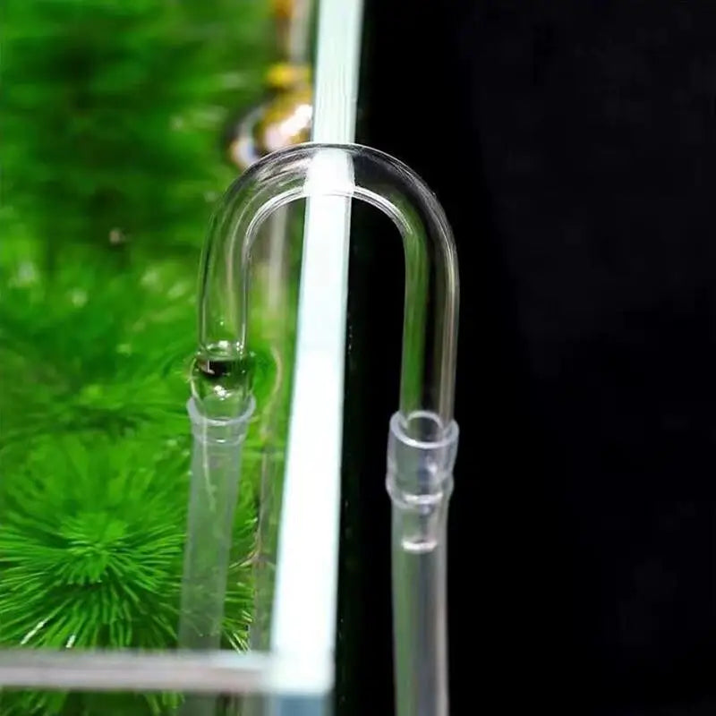 Aquarium U-Shaped Glass CO2 Tube Connector (Check Valve, CO2 Diffuser)