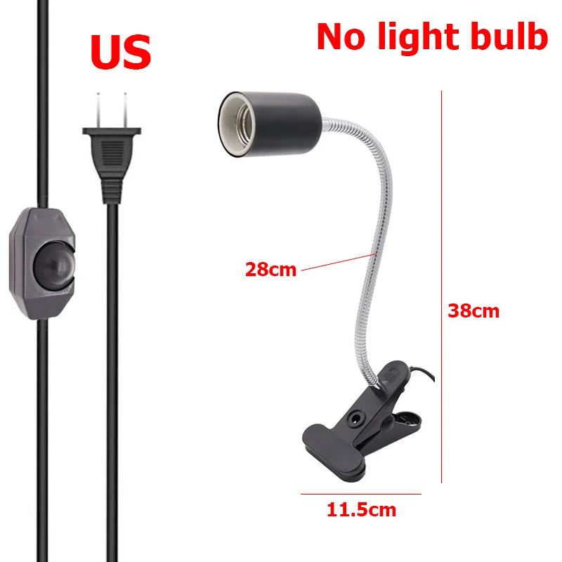 UVA/UVB 3.0 Basking Lamp Kit — Clip-On Holder with Thermometer & Hygrometer