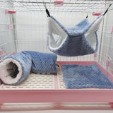 Double-Layer Hanging Hammock — Cozy Hideaway for Hamsters & Sugar Gliders