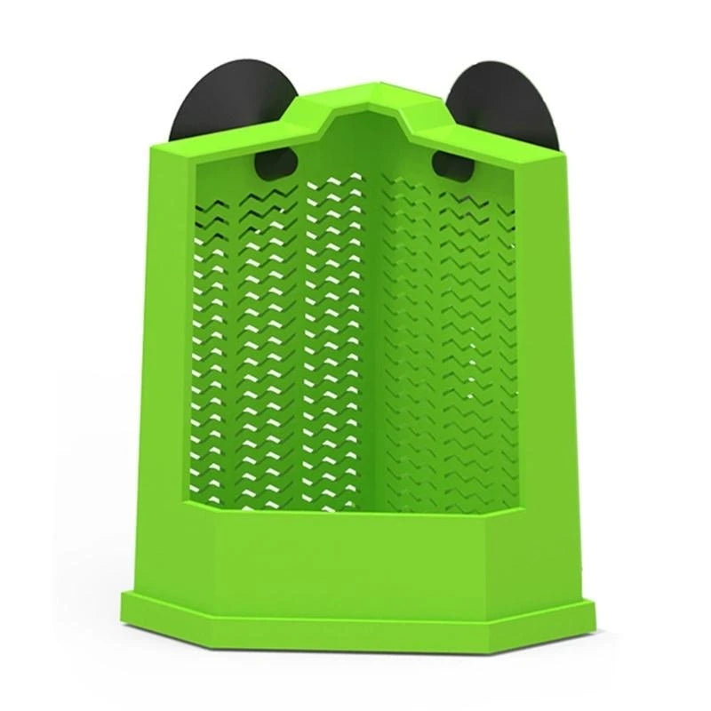Suction Cup Corner Feeder — Wall-Mounted Feeding Dish for Reptiles