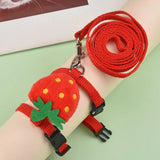 Small Pet Harness & Leash Set — Fun Fruit-Themed Design for 1-2kg Pets