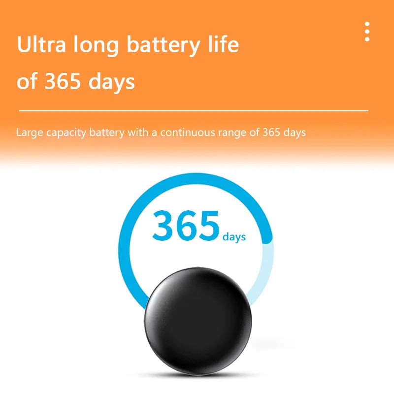 Mini 5G Bluetooth GPS AirTag-Style Anti-Loss Tracker for Pets, Kids & Bags