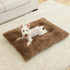 Long Plush Pet Cushion Bed