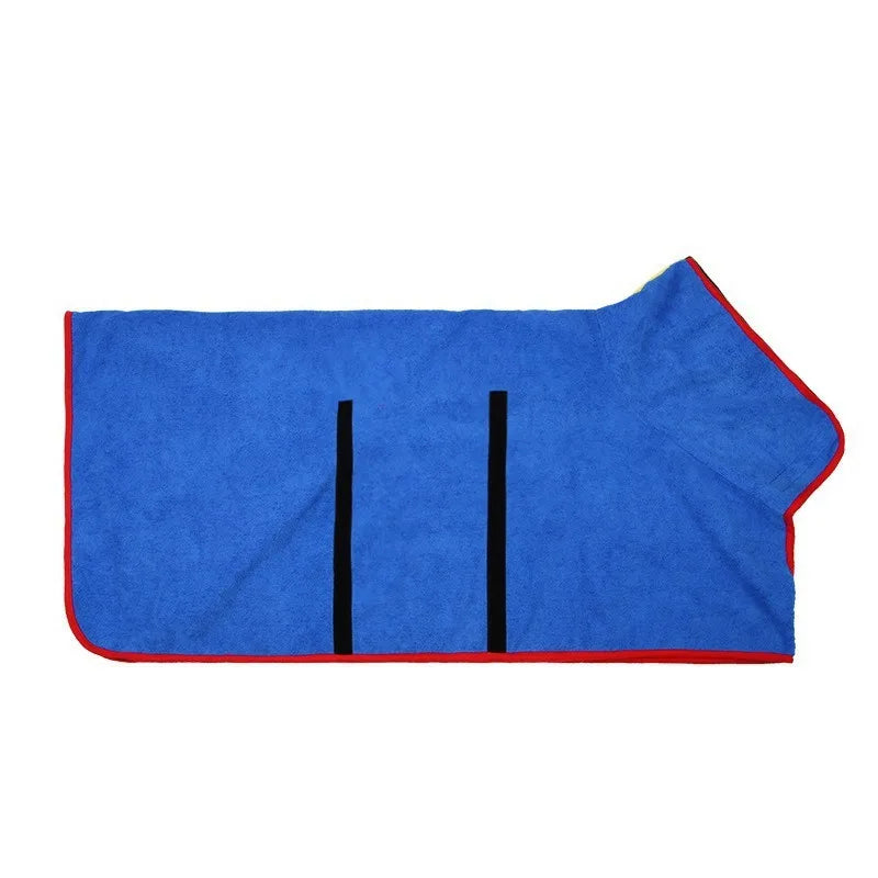 All-Over Wrap Bathrobe Towel for Large Dogs — Quick-Drying & Breathable