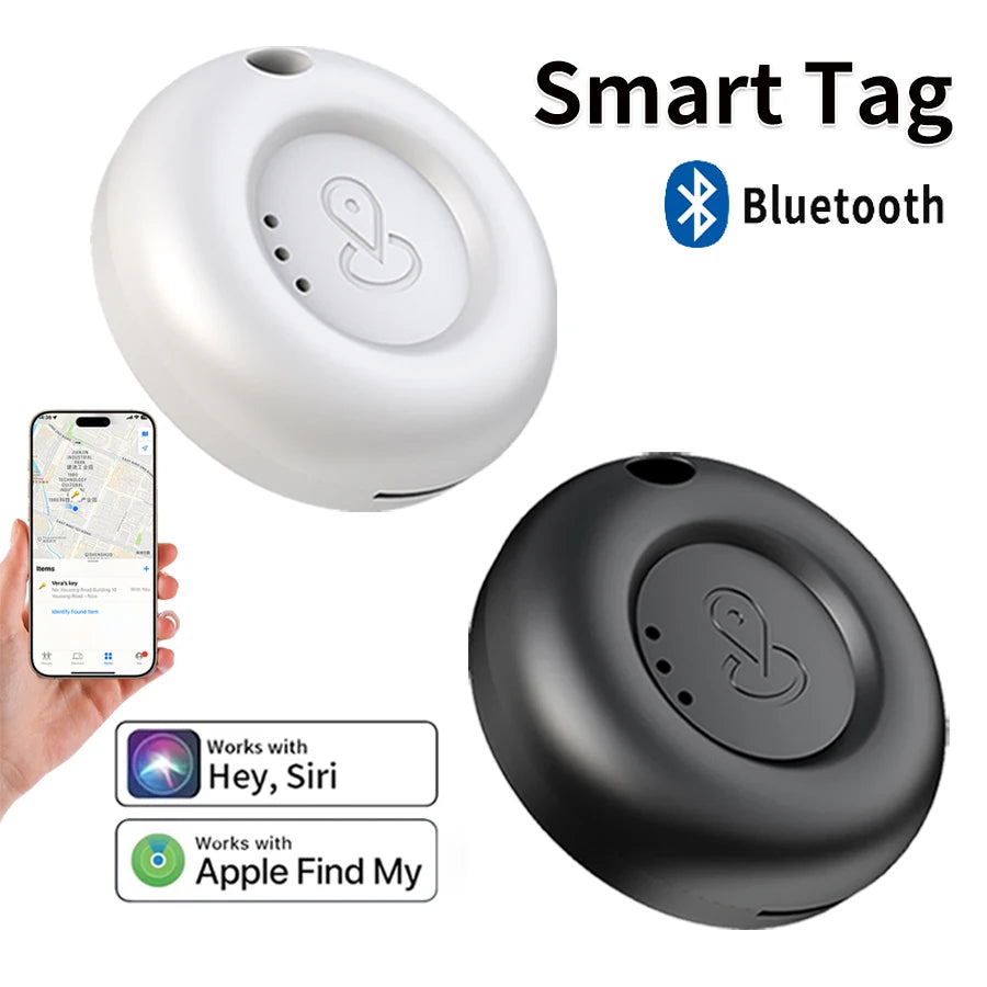 Bluetooth GPS Tracker for Apple Find My - AirTag-Style for Kids, Pets & Bikes