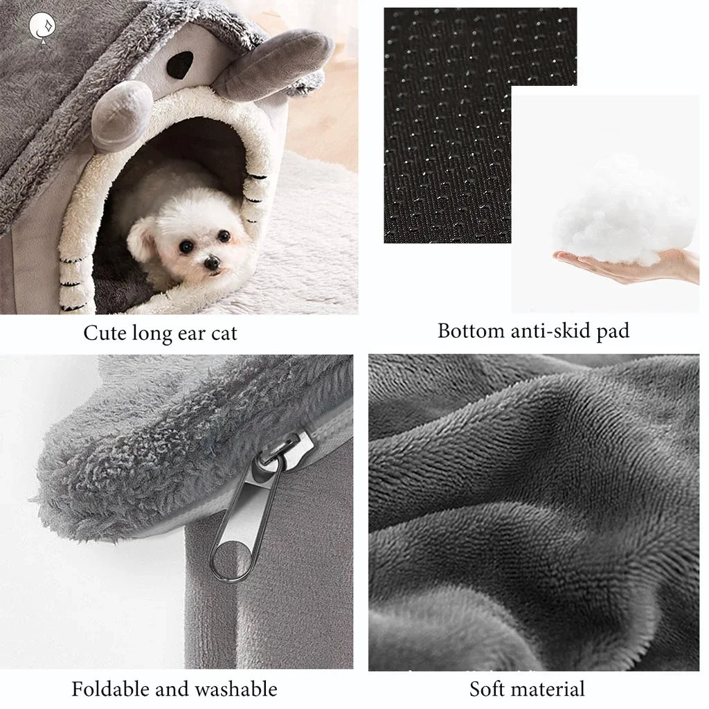 Foldable Character Pet House Bed