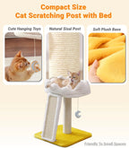 Cat Tree with Cloud Bed & Scratching Post + Catnip