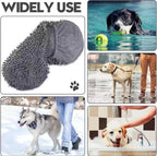 Super Absorbent Pet Bath Towel — Quick-Drying with Hand Pockets