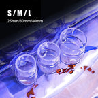 Acrylic Aquarium Fish Feeding Ring (Anti-Drift, Transparent, Floating)