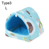 Cozy Small Pet Sleeping Bed — Warm Flannel Nest for Hamsters & Rabbits