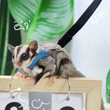 Escape-Proof Harness & Leash Set — Adjustable Collar for Sugar Gliders & Small Pets