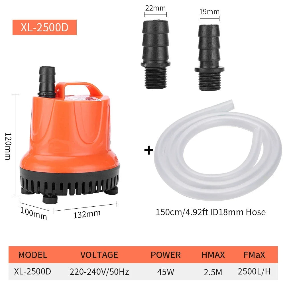 Multi-Function Submersible Aquarium Pump 30–110W