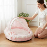 Princess-Style Semi-Enclosed Cat Bed Cradle
