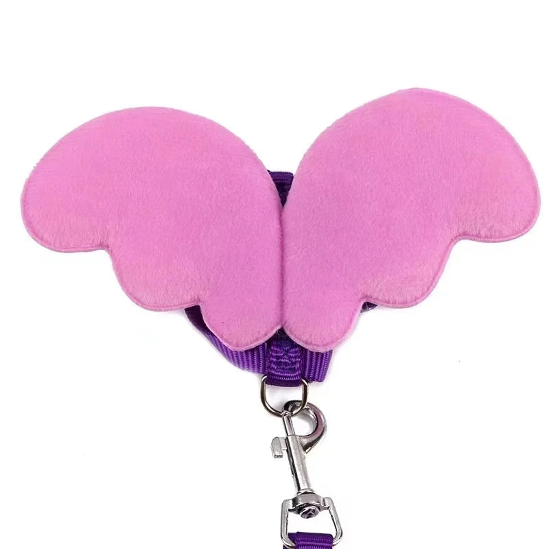 Adjustable Nylon Pet Harness — Walking Leash for Small Animals