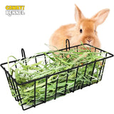 Metal Hay Rack Feeder — Mess-Free Grass Holder for Rabbits & Guinea Pigs