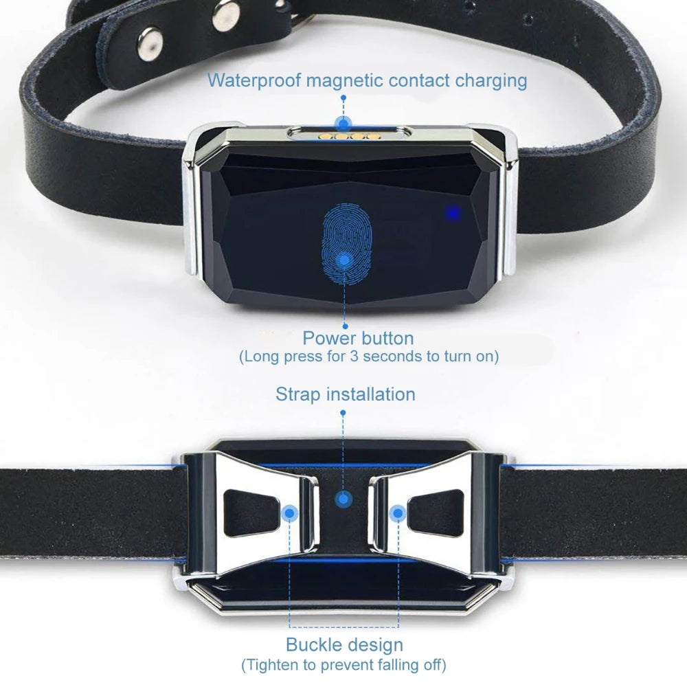 Multi-Mode GPS Pet Tracker - GPS, AGPS, WiFi & LBS, IP67 Waterproof