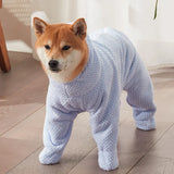 Full-Coverage Microfiber Dog Bathrobe — Quick-Dry After-Bath Wrap