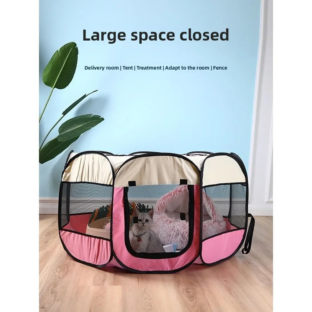Enclosed Pet Birthing Bed & Delivery Cage, All-Season