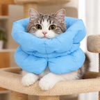 Waterproof Cat Recovery Cone — Adjustable Breathable Anti-Bite E-Collar