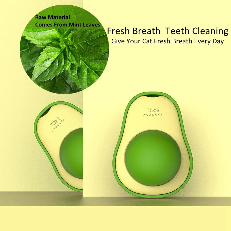 Avocado Catnip & Silvervine Ball — Bionic Play Toy for Cats