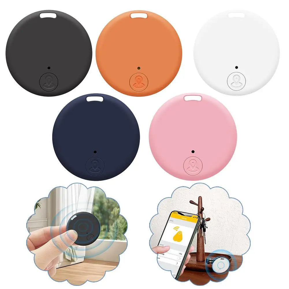 Mini Bluetooth GPS Anti-Loss Alarm Keychain Tracker for Pets, Kids & Wallets