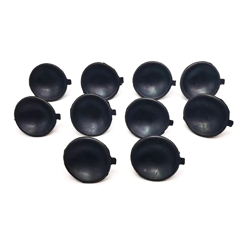 Aquarium Suction Cup Holders (10-Pack, Black, Glass Tank Clips)