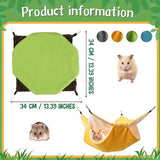 Plush Hanging Hammock — Double-Layer Warm Bed for Small Pets