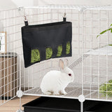 Hanging Hay Feeder Bag for Rabbits & Guinea Pigs — Mess-Free Dispenser