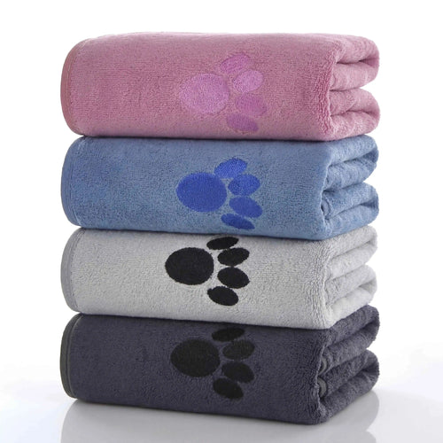 Quick-Dry Microfiber Pet Bath Towel — Super Absorbent, 100 x 50cm