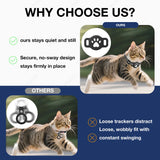 Reflective GPS Cat Collar Tracker with Safety Buckle - Waterproof