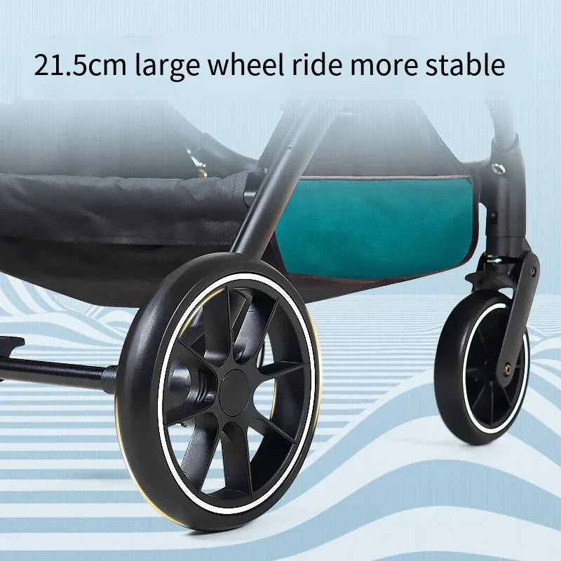 2-in-1 Foldable Pet Stroller & Carrier Travel System