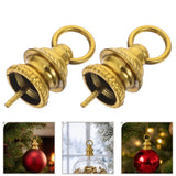 Christmas Ornament Cap Hangers 100-Pack (Ball Ornament Tops)