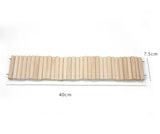 Wooden Hamster Cage Fence & Platform — Modular Climbing Accessories