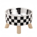 Raised Stainless Steel Pet Feeder Bowl