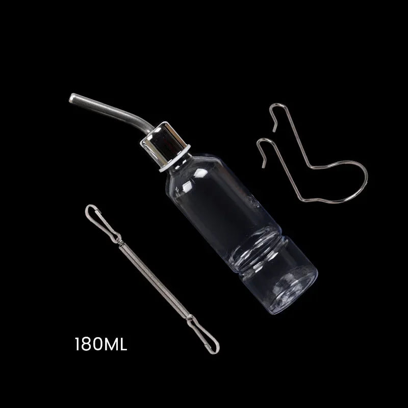 Small Pet Water Bottle — Leak-Proof Hanging Dispenser