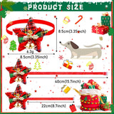 Christmas Dog Bowtie with Bell (5 or 10 Pack)