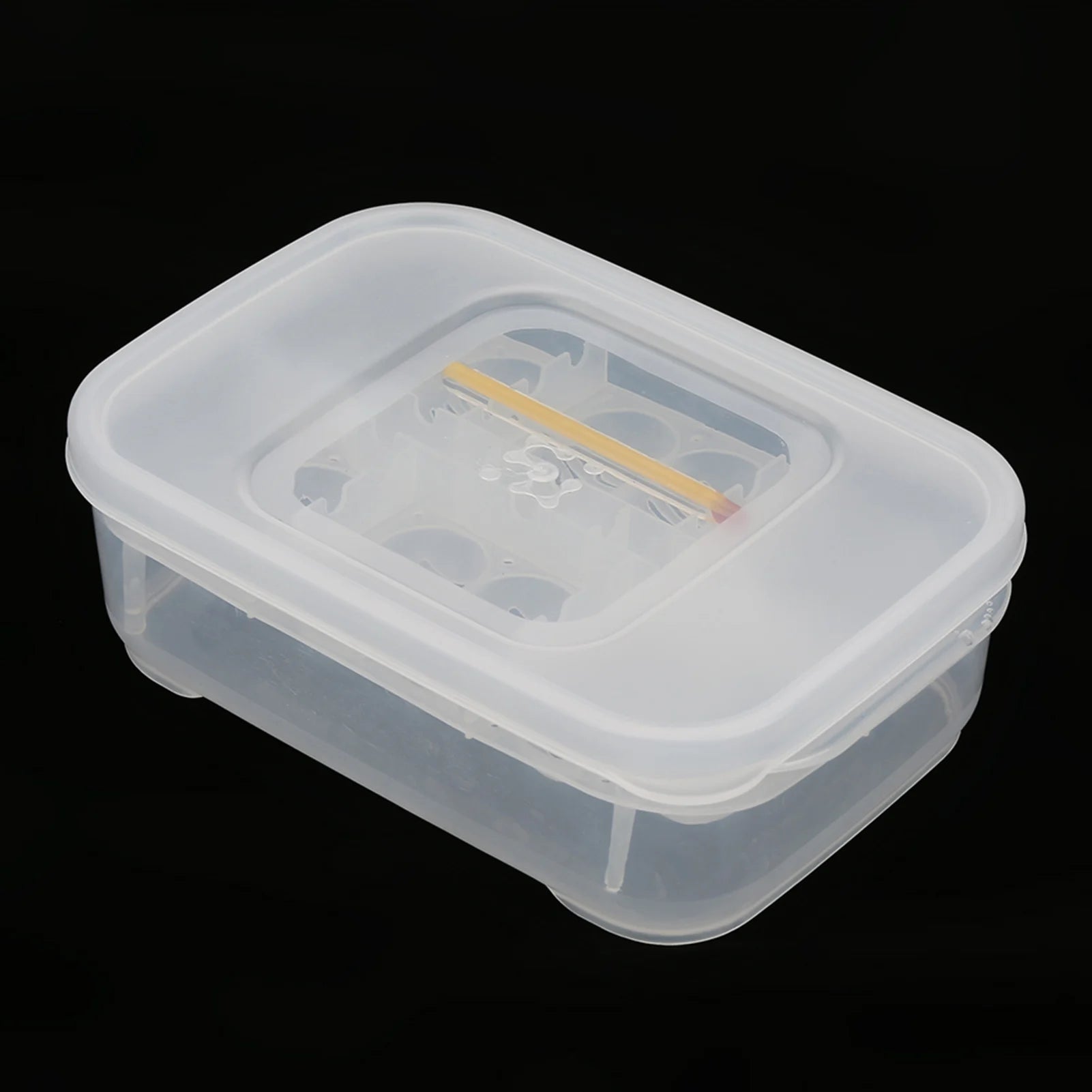 12-Grid Reptile Egg Incubator Tray with Thermometer — Suspended Hatching Box